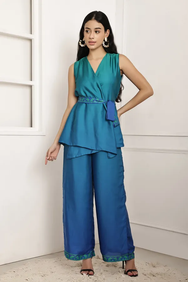 Azure_Escape_Ombre_Wrap_Top_Pant_Set