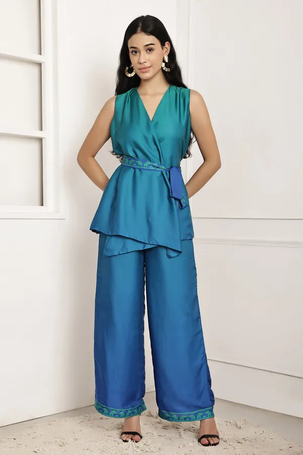 Azure_Escape_Ombre_Wrap_Top_Pant_Set