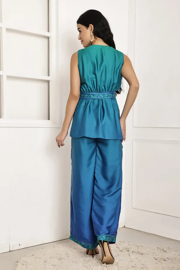 Azure_Escape_Ombre_Wrap_Top_Pant_Set