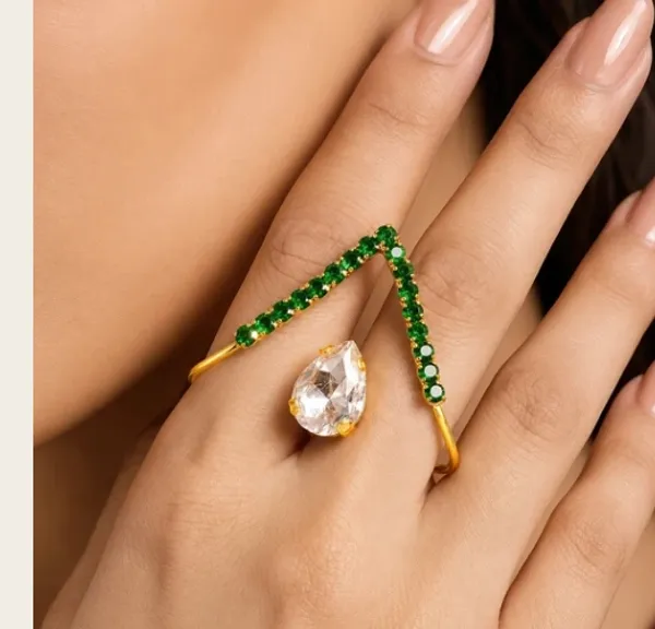 Green_Metal_Ring_Women
