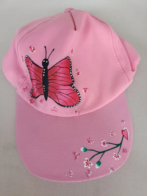 Pink_Synthetic_Cap_Women