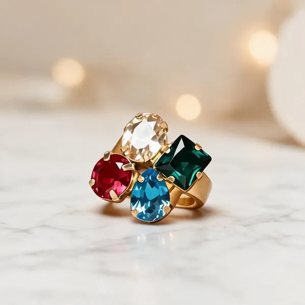 Multicolor_Metal_Ring_Women