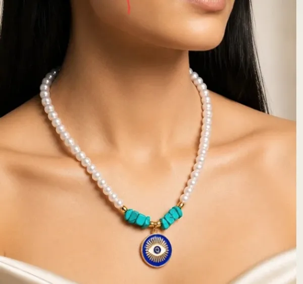 Blue_Metal_Necklace_Women