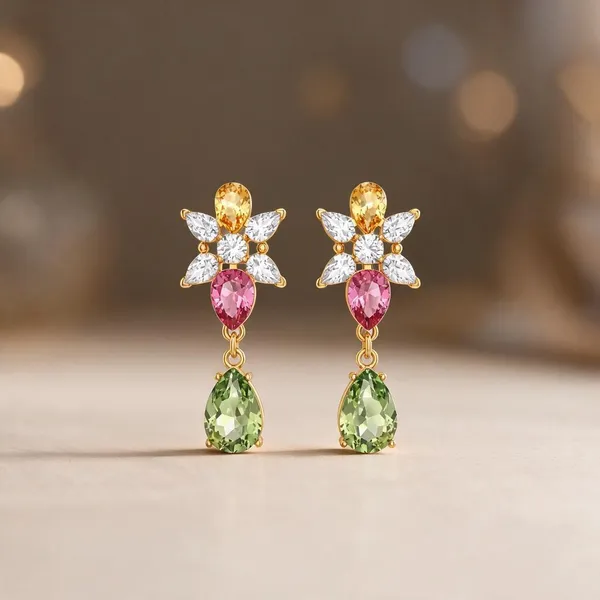 Multicolor_Metal_Earring_Women