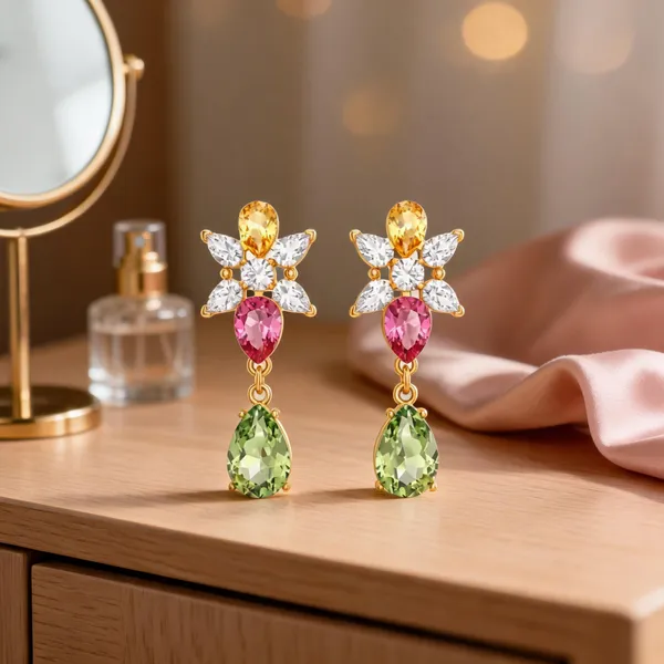 Multicolor_Metal_Earring_Women