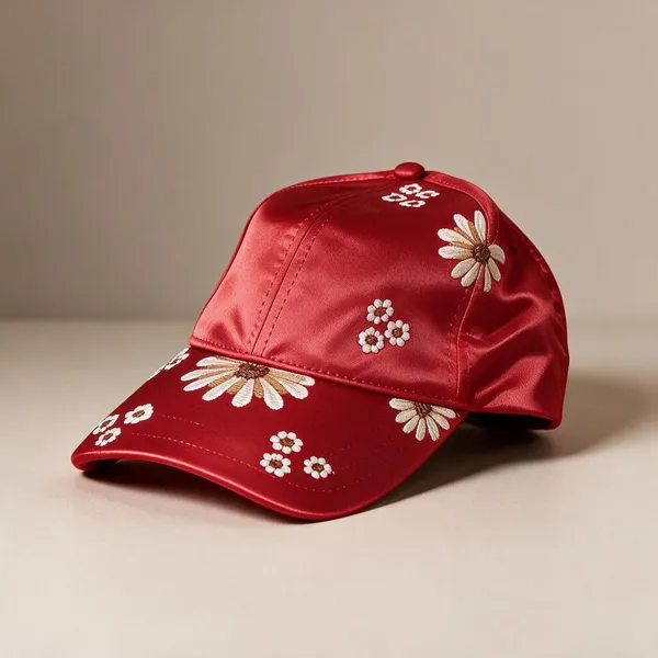 Red_Satin_Cap_Women