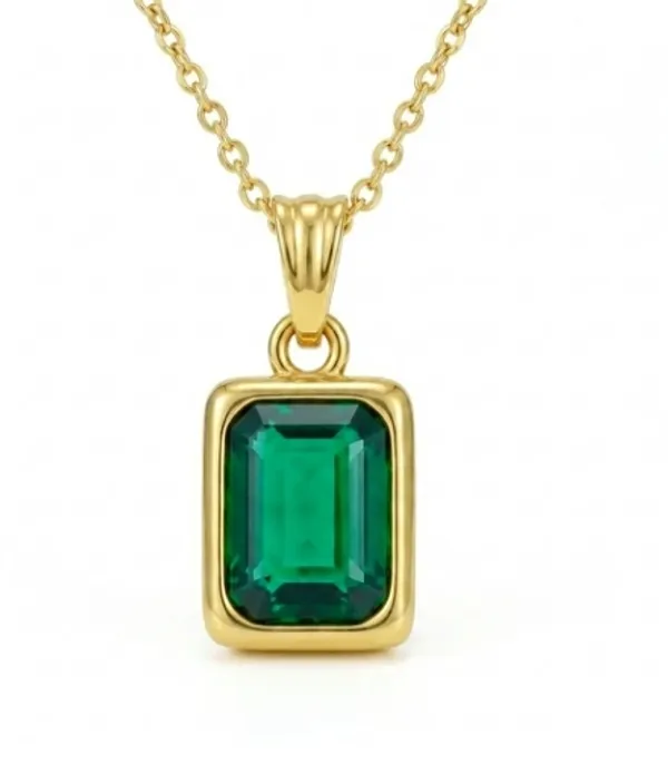 Green_Metal_Necklace_Women