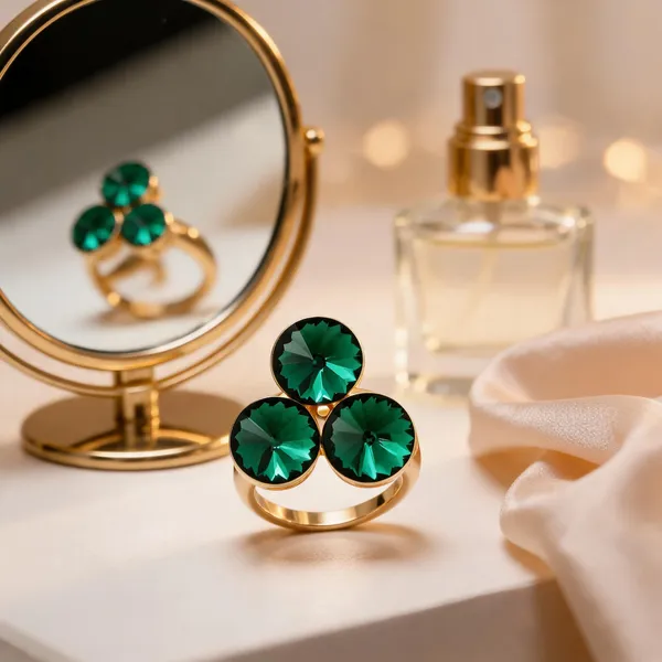 Green_Metal_Ring_Women