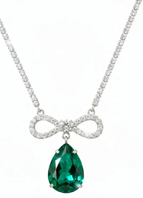 Green_Metal_Necklace_Women