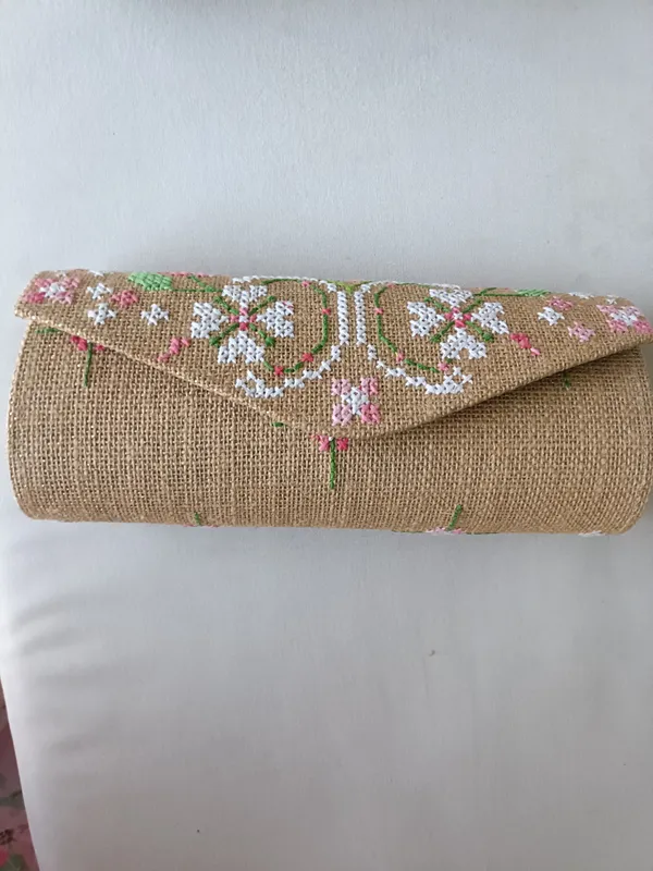 Brown_Jute_Clutch_Bag_Women