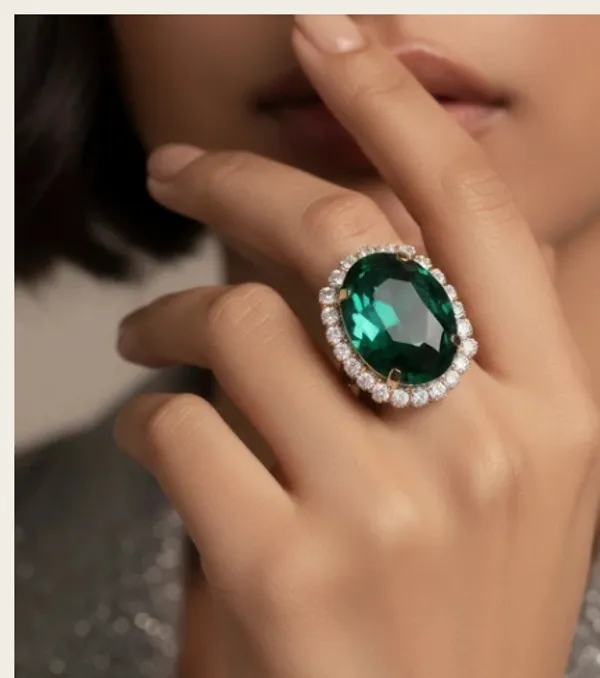 Green_Metal_Ring_Women