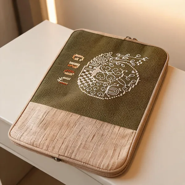 Beige_Green_Jute_Ipad_Cover_Tablet_Users
