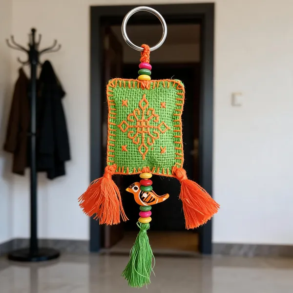 Green_Jute_Keychain_General_Gifting