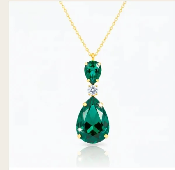 Green_Metal_Necklace_Women