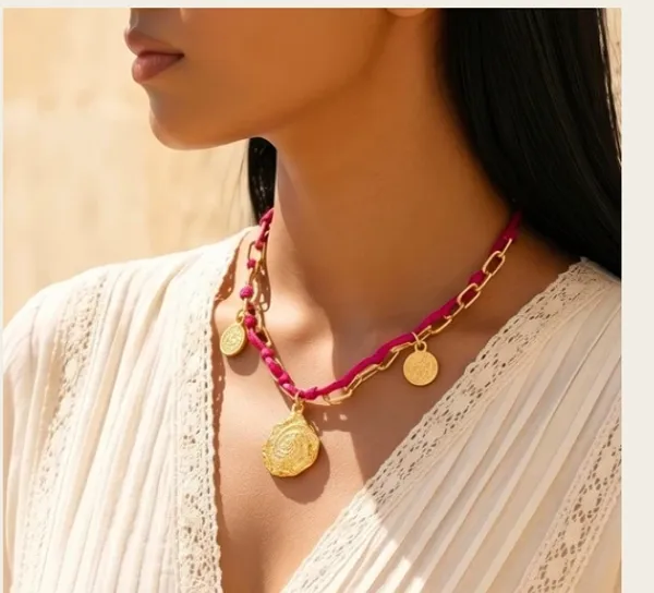 Gold_Metal_Necklace_Women