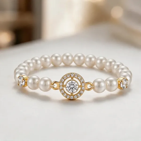 White_Metal_Bracelet_Women