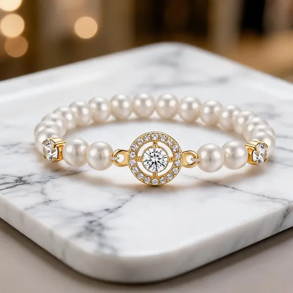 White_Metal_Bracelet_Women
