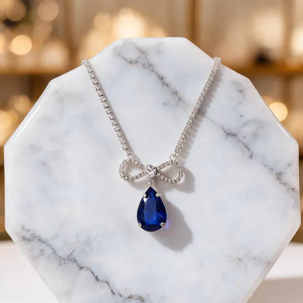 Blue_Metal_Necklace_Women