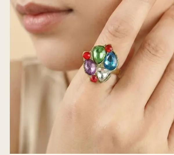 Multicolor_Metal_Ring_Women