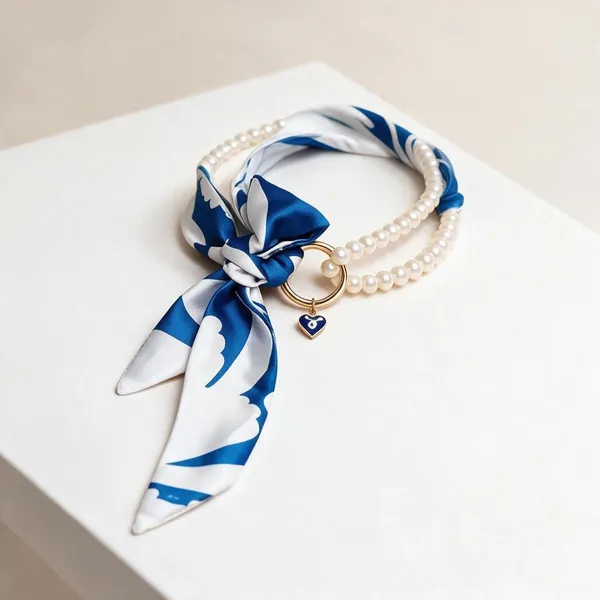 Blue_Satin_Necklace_Women