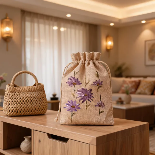 Beige_Jute_Pouch_Bag_Women