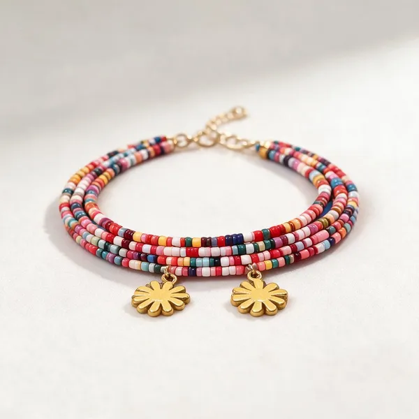 Multicolor_Metal_Anklets_Women