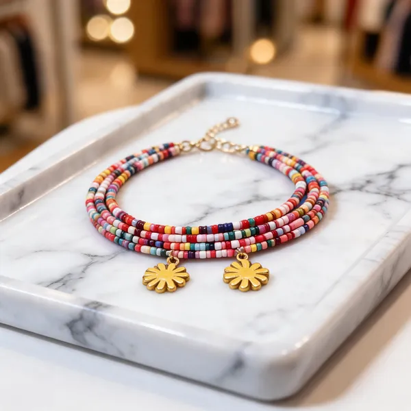 Multicolor_Metal_Anklets_Women
