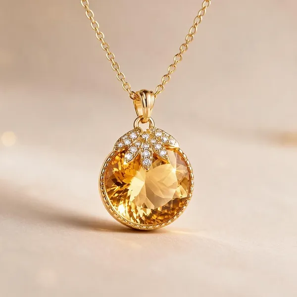 Yellow_Metal_Necklace_Women