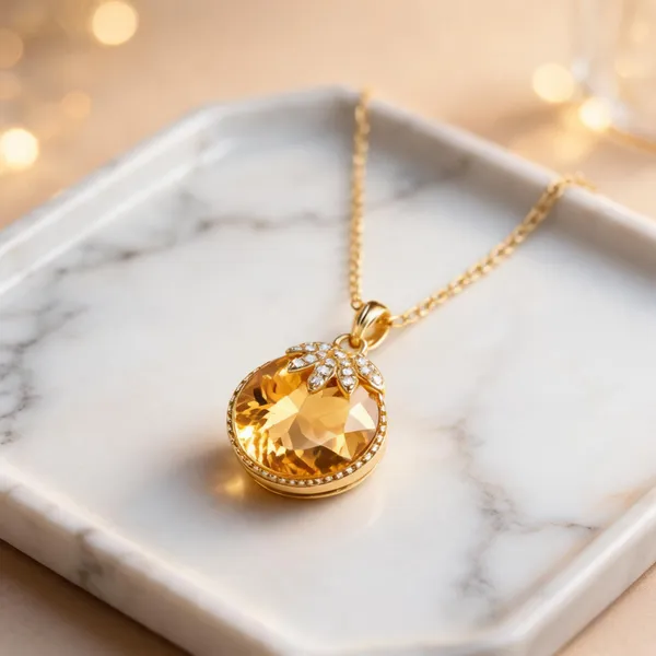 Yellow_Metal_Necklace_Women