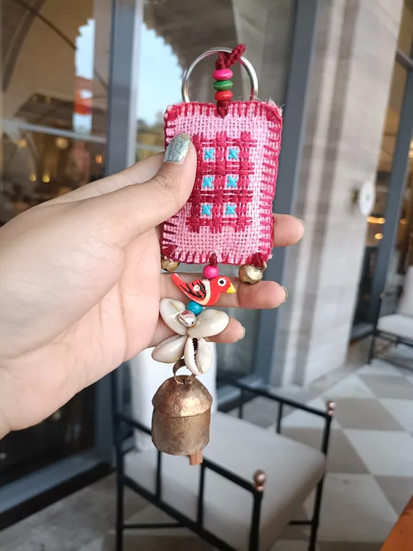 Pink_Jute_Keychain_Gifting