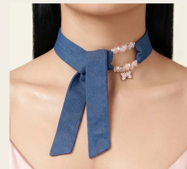 Blue_Satin_Necklace_Women
