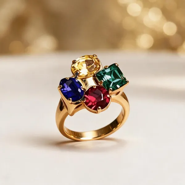 Multicolor_Metal_Ring_Women