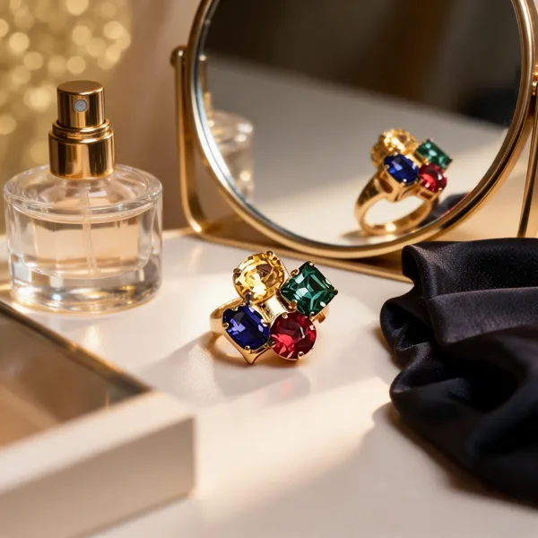 Multicolor_Metal_Ring_Women