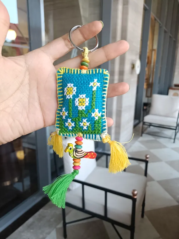 Blue_Jute_Keychain_General_Gifting