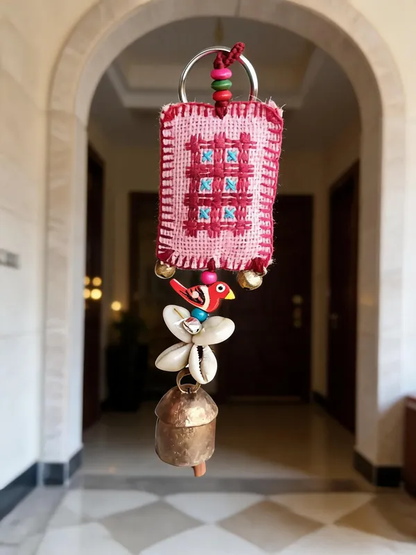 Pink_Jute_Keychain_Gifting