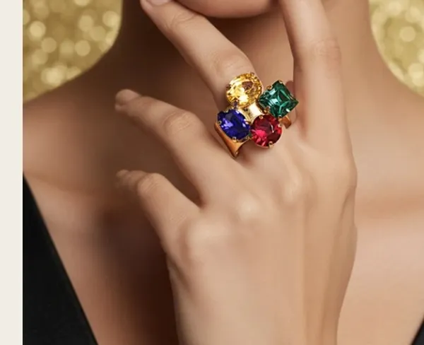 Multicolor_Metal_Ring_Women