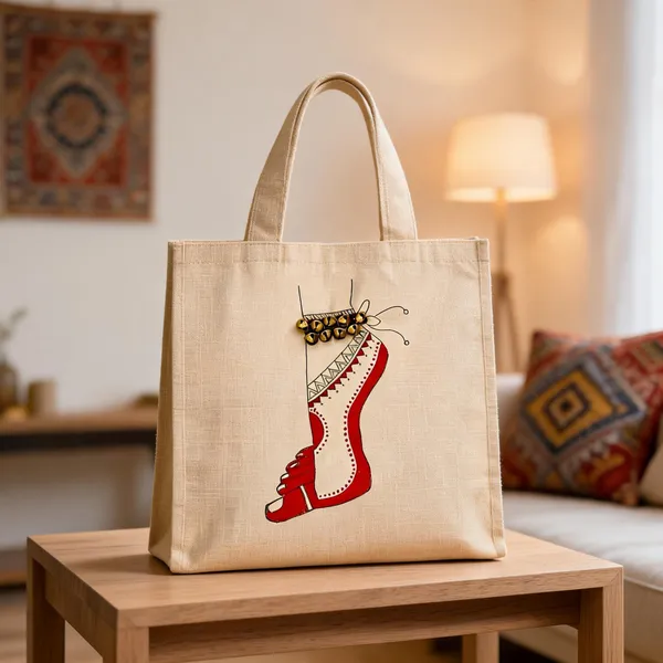 Red_Cotton_Jute_Tote_Bag_-_Handpainted_Women