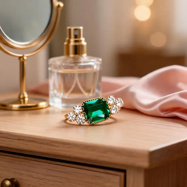 Green_Metal_Ring_Women
