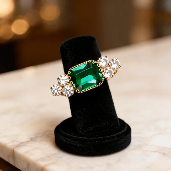 Green_Metal_Ring_Women