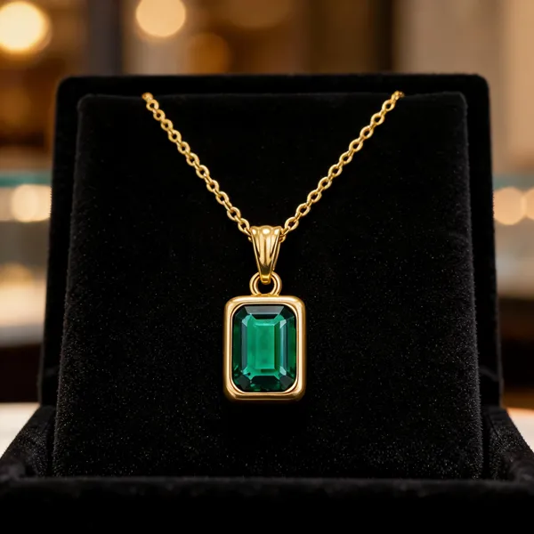 Green_Metal_Necklace_Women