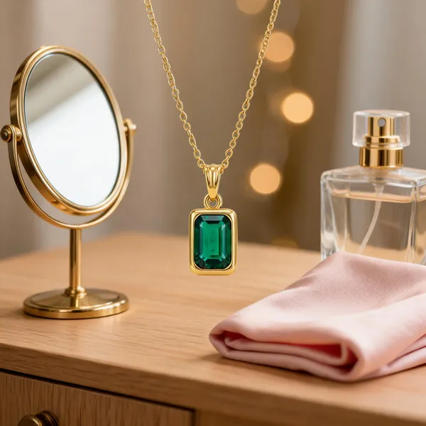 Green_Metal_Necklace_Women