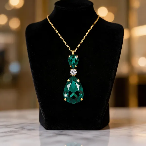 Green_Metal_Necklace_Women