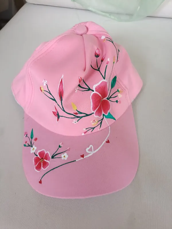 Pink_Satin_Cap_Women