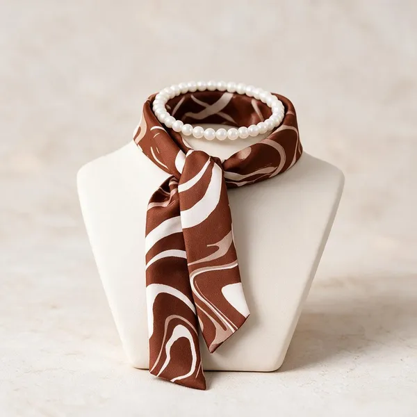 Brown_Satin_Necklace_Women