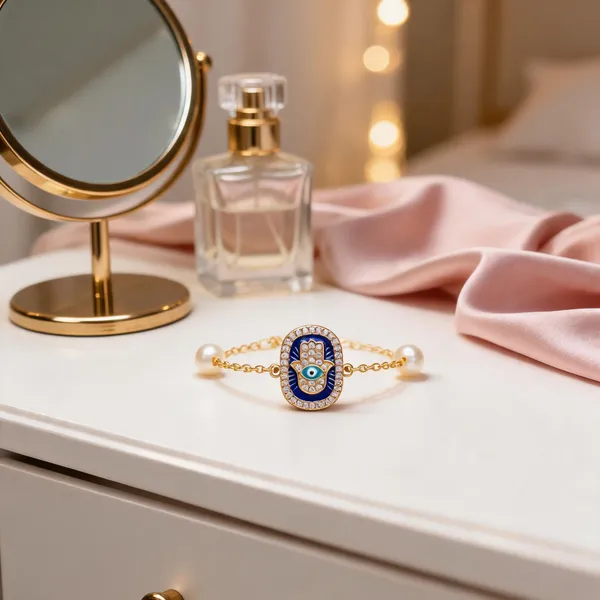 Blue_Metal_Bracelet_Women