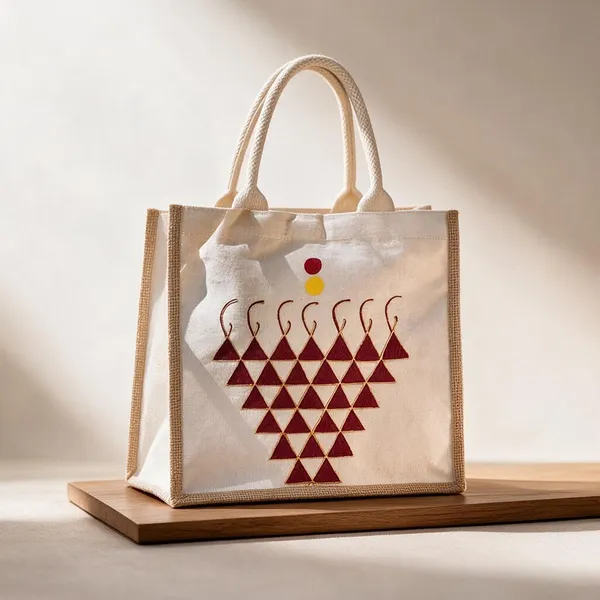 Red_Cotton_Jute_Tote_Bag_-_Handpainted_Women