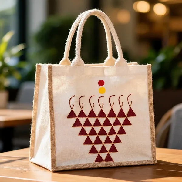 Red_Cotton_Jute_Tote_Bag_-_Handpainted_Women