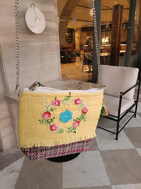 Yellow_Jute_Jute_Phone_Holder_Bag_Women