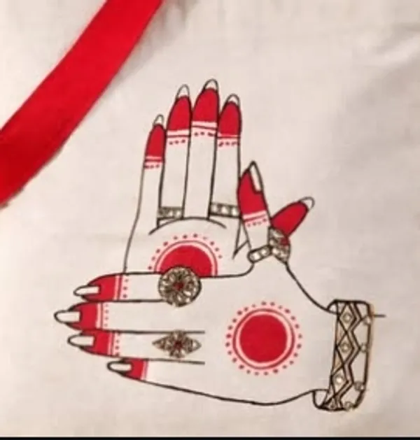 Red_Cotton_Jute_Tote_Bag_-_Handpainted_Women