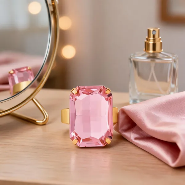 Pink_Metal_Ring_Women